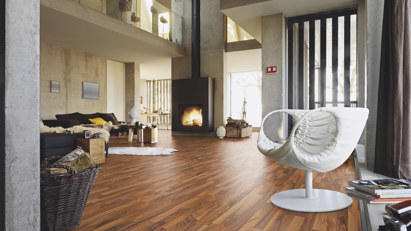 Meister Laminat Premium LC 200 Micala Nussbaum 211 3-Stab-Schiffsboden Raum8