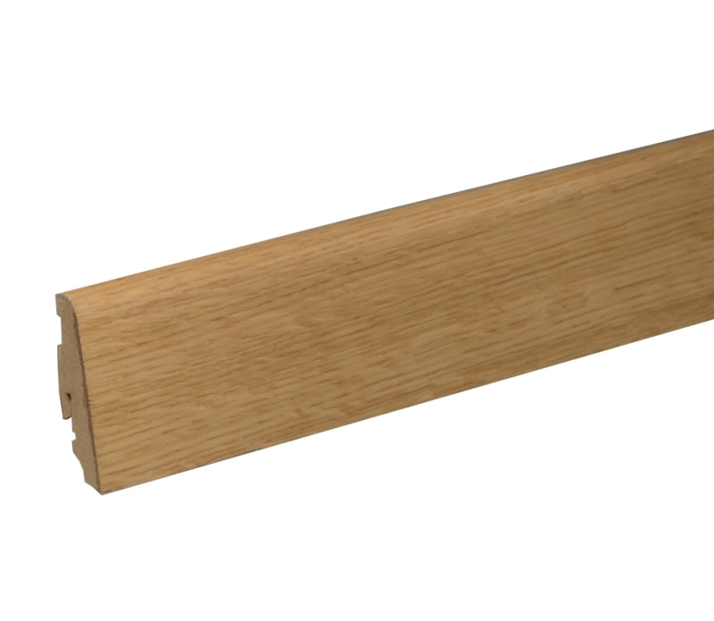 Zócalo a juego Brebo chapa de madera real de roble 20x58x2400 mm main product photo