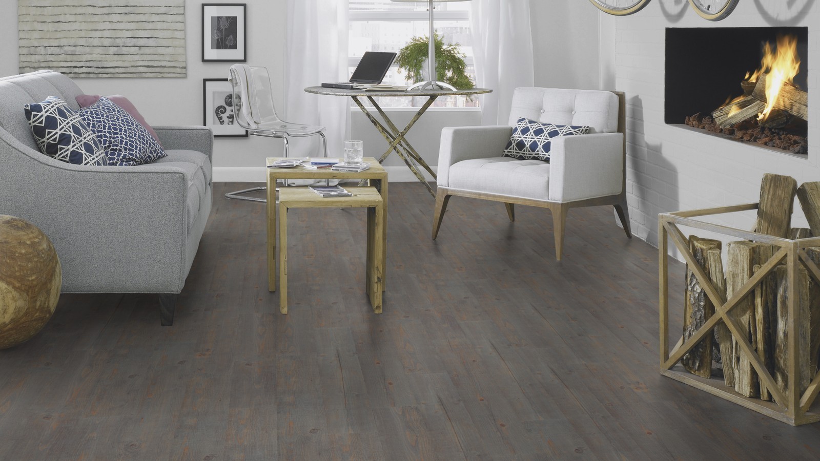 Tarkett Vinylboden Starfloor Vintage Grey Washed Pine Planke