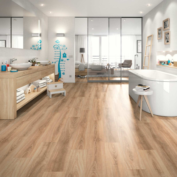 Egger Home design floor 7,5/33 Roble clásico aserrado marrón EHD001 1 lama de ancho 4V main product photo