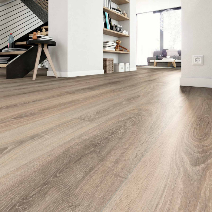 Egger Home Design flooring 7.5/33 Classic Oak rough-cut grey EHD002 1-strip 4V main product photo