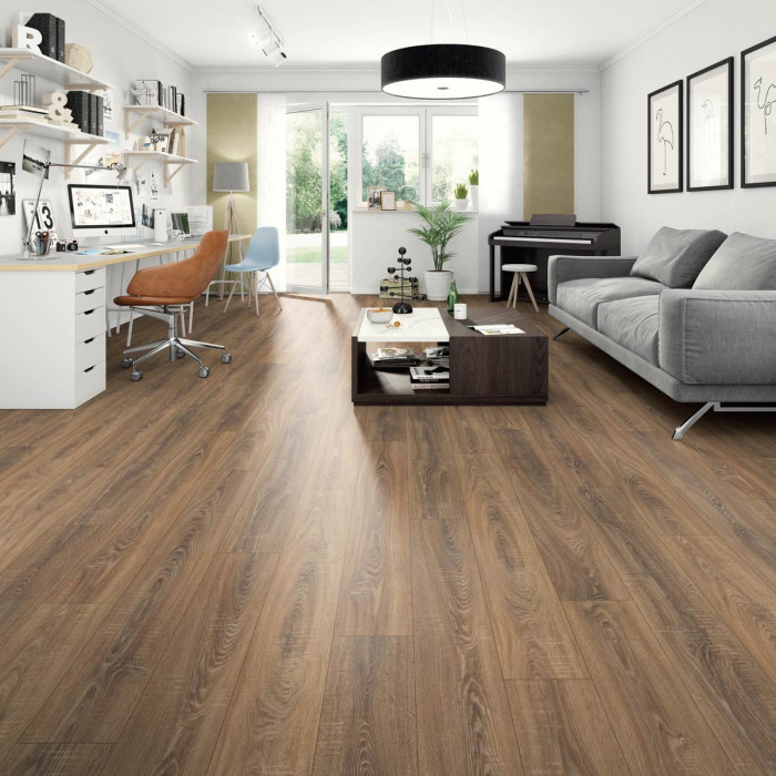 Egger Home Stratifié 10/32 Classic Chêne Toscolano tabac EHL077 1 frise 4V main product photo