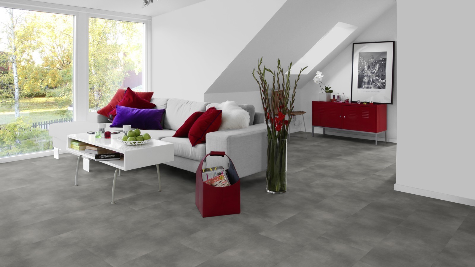 Tarkett Design flooring iD Inspiration Loose-Lay Grey concrete Tile