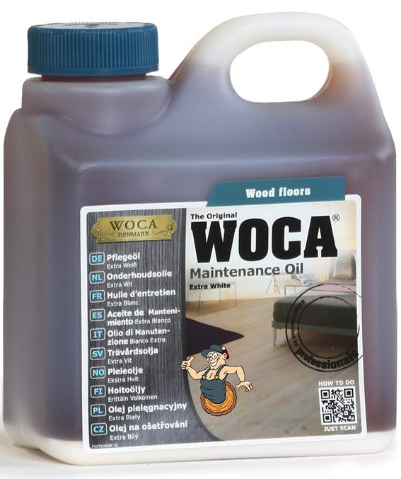 WOCA Aceite de Mantenimiento Extra Blanco 1 l