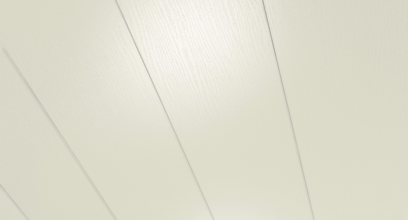 Parador paneles decorativos pared/techo RapidoClick lacado brillante blanco ceniza 2050x223