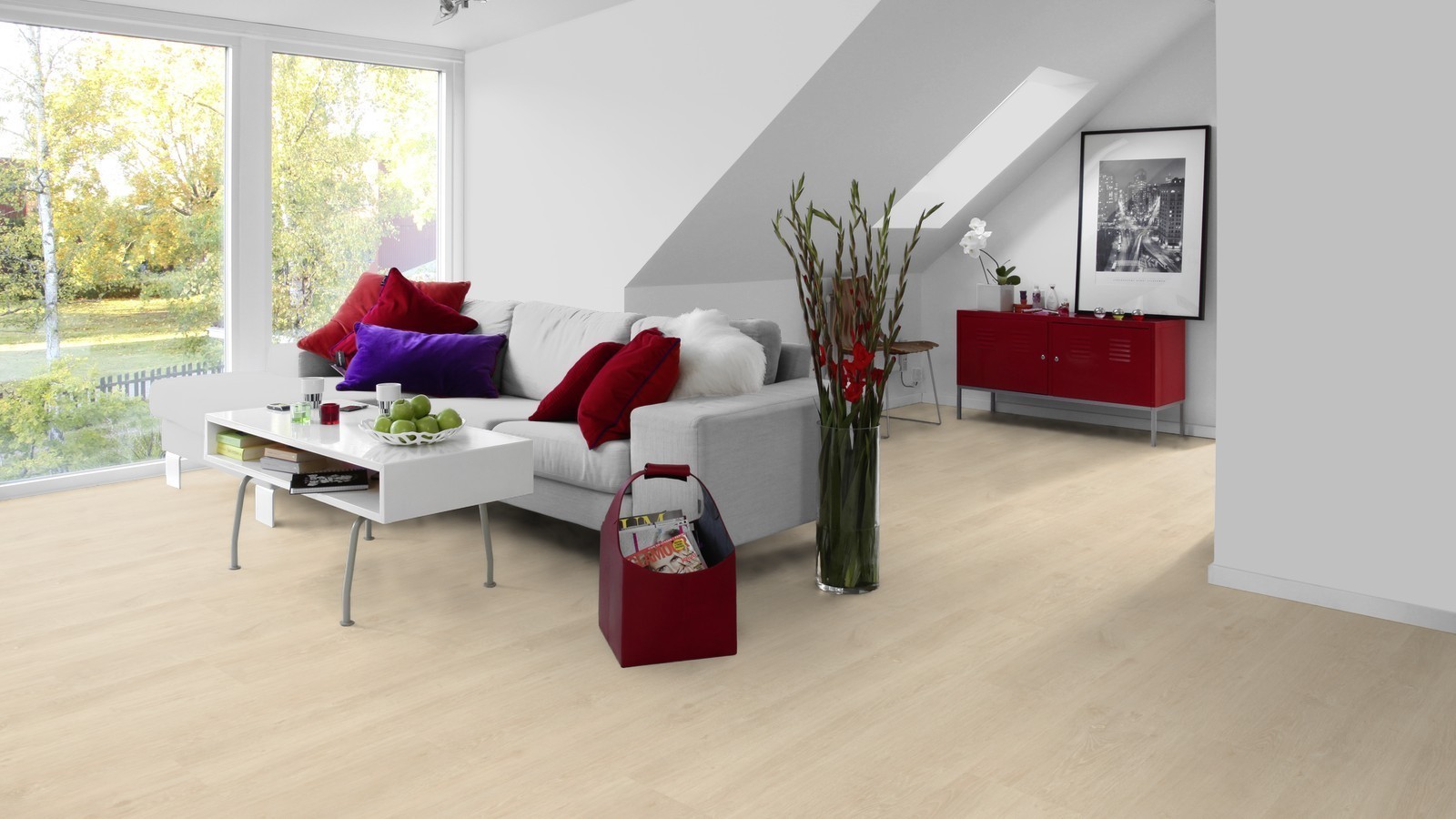 Tarkett Design flooring iD Inspiration Loose-Lay Beige Limed Oak Plank