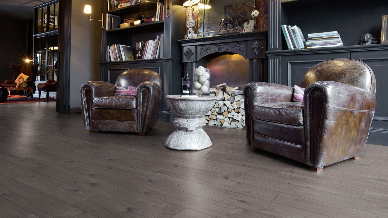 Laminado ancho Roble Everest gris D3178 1 Lama 4V ancho 188mm