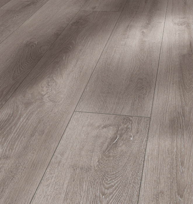 Suelo laminado de Parador Trendtime 6 roble gris claro interlock plank 4V main product photo