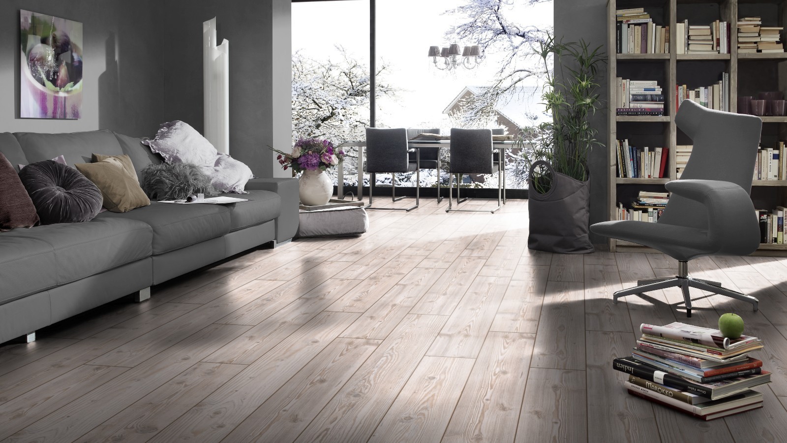 Laminate Slim Siberian Spruce D2967 1-strip 4V Width 157mm