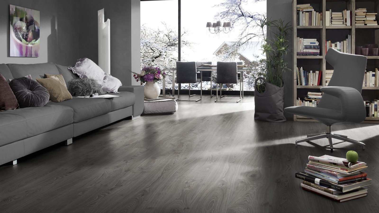Laminat Durable Timeless Oak grau D3571 1-Stab Landhausdiele 4V Breite 188mm