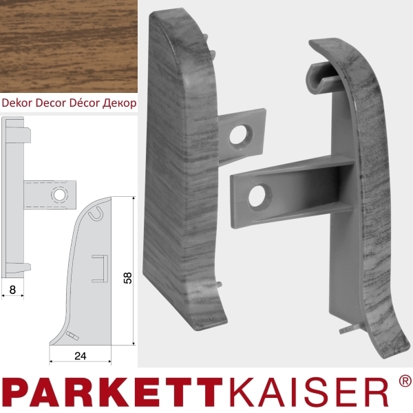 Brebo Endkappe links und recht QUE Eiche Country main product photo