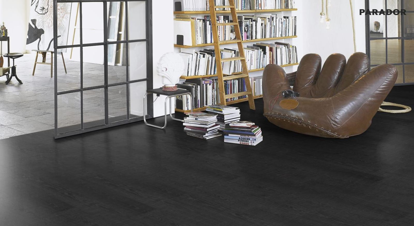 Parador Parquet Trendtime 6 Living Oak noir sawn texture 1-strip 4V