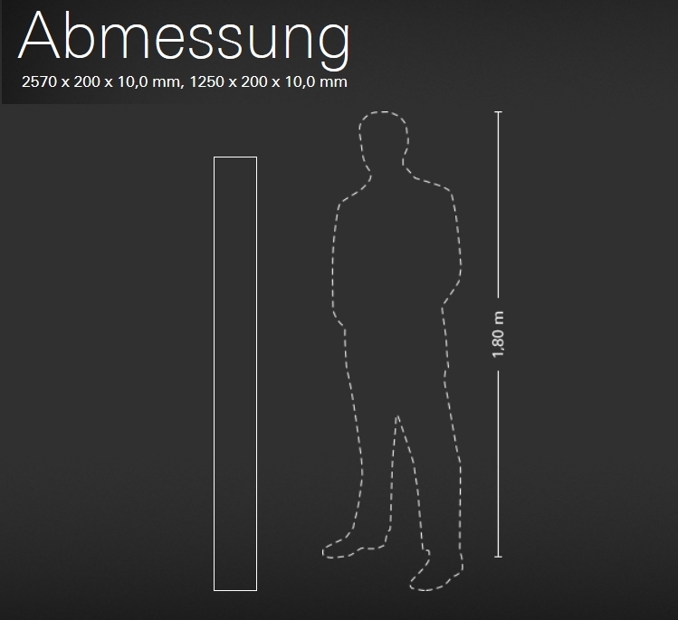 Parador Wand/Decke Dekorpaneele Novara geplankt Esche Weiß 1250x200