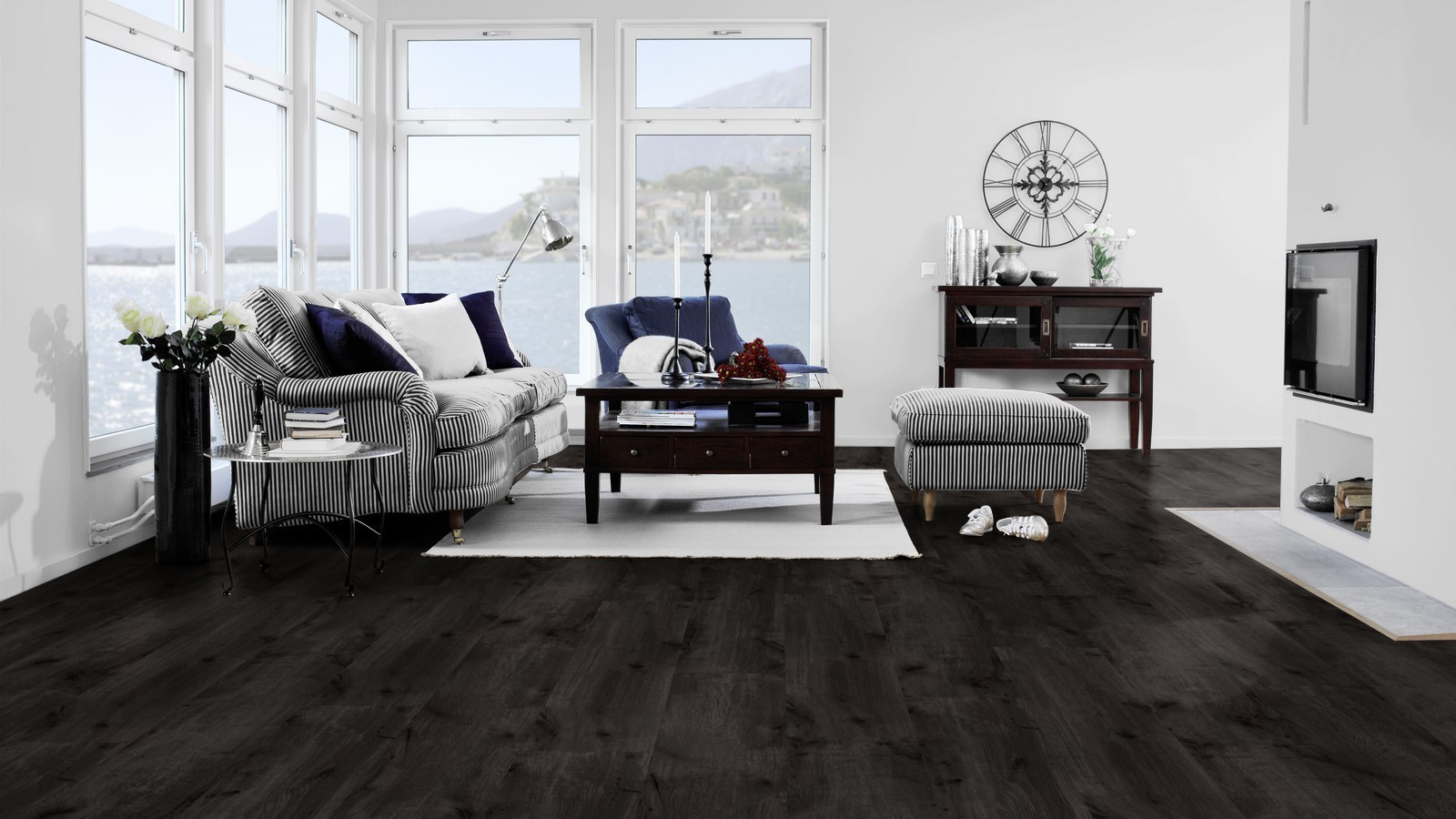 Tarkett Sol design iD Inspiration Loose-Lay Black Mountain Oak Lame