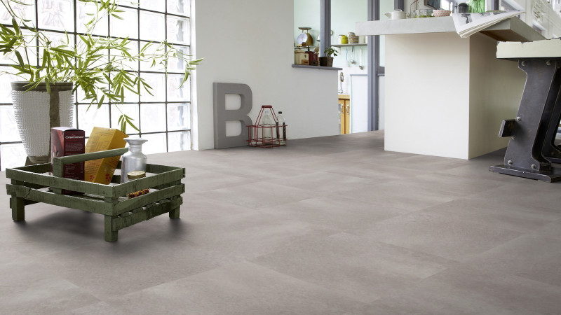 Tarkett Vinyl flooring Starfloor Ceramic Grey Venezia Tile main product photo