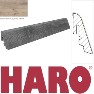 HARO Skirting Board for Laminate 19x39 Oak Artico sand