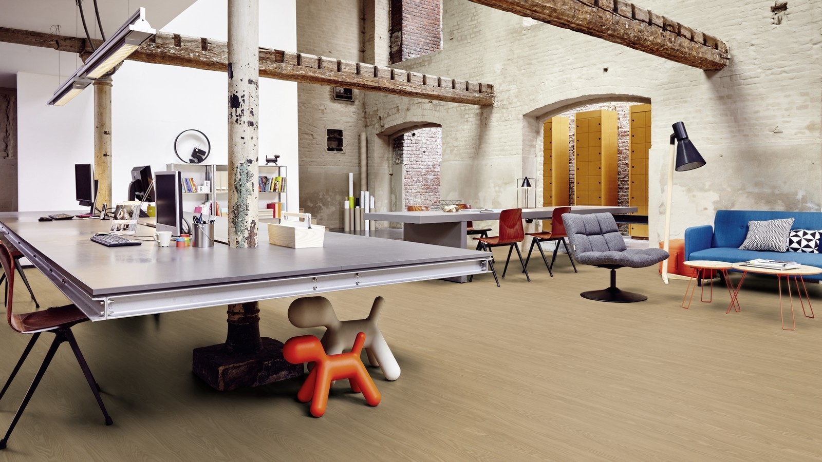 Tarkett Sol design iD Inspiration Loose-Lay Beige Elegant Oak Lame