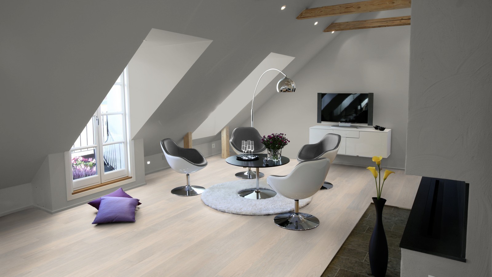 Tarkett Parquet Sombra Roble Robusto Algodón Blanco Lama / Suelo XT M2V