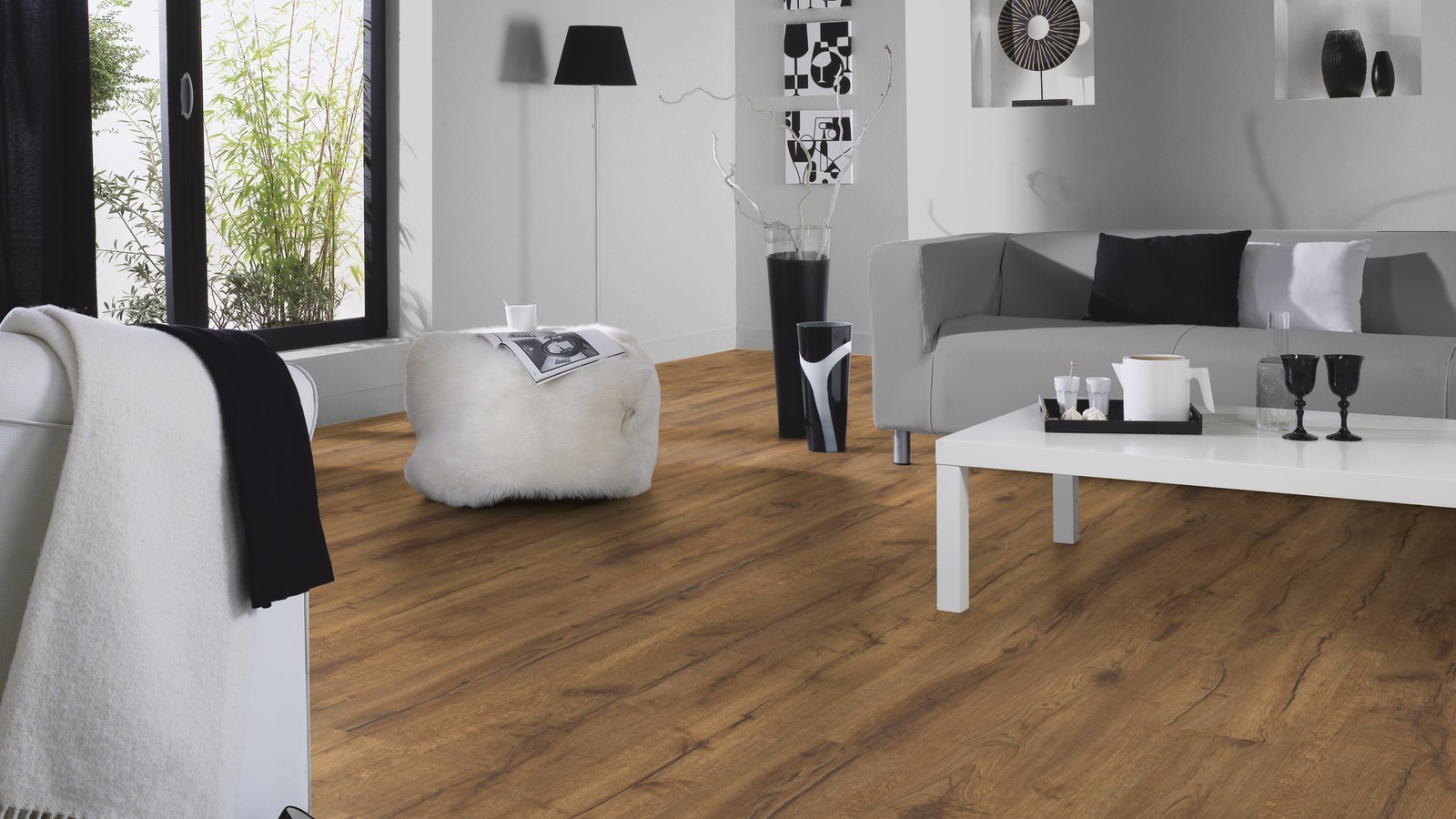 Tarkett Laminado Tablón Largo 932 Roble Heritage rústico Tablón entero / Tablón largo 4V