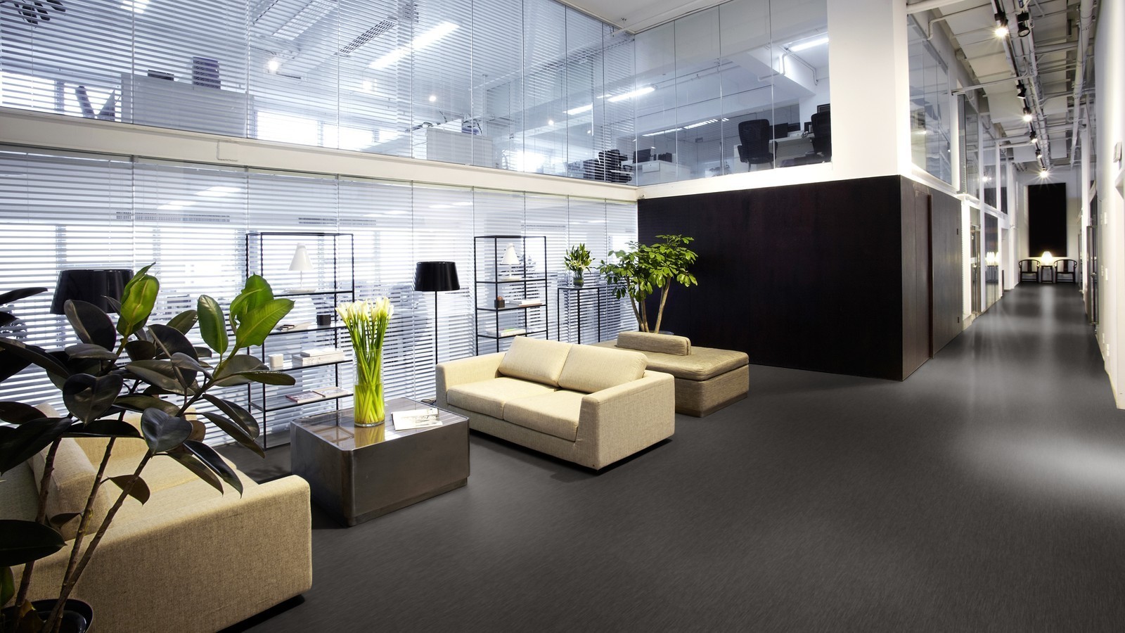 Tarkett Suelo de diseño iD Inspiration Loose-Lay Black Delicate Wood Planke