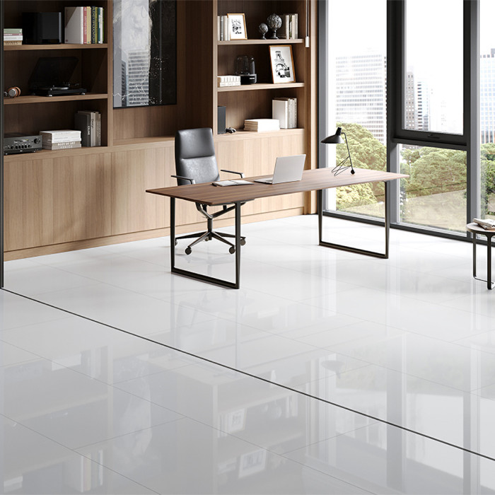 planeo Laminat - MAX Weiß Hochglanz main product photo