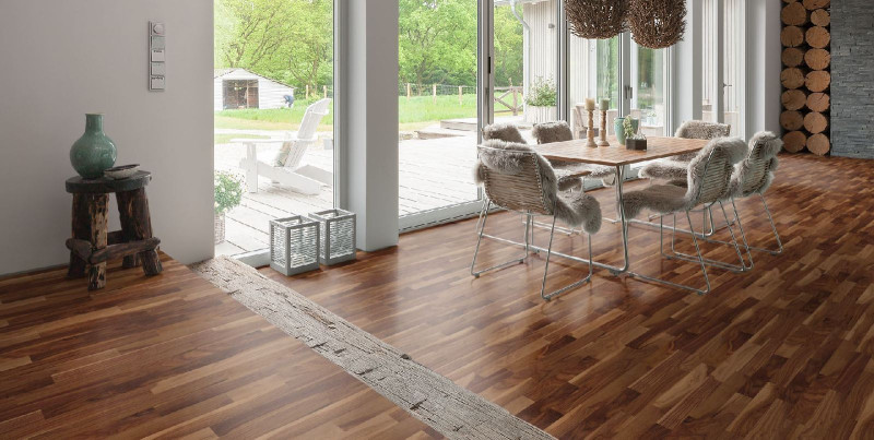 HARO Parquet 4000 American Walnut Country permaDur Strip Allegro main product photo