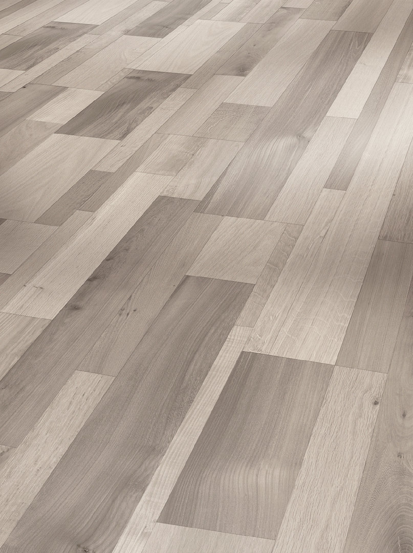 Parador Laminat Classic 1050 Eiche Mix Lichtgrau 3-Stab Schiffsboden