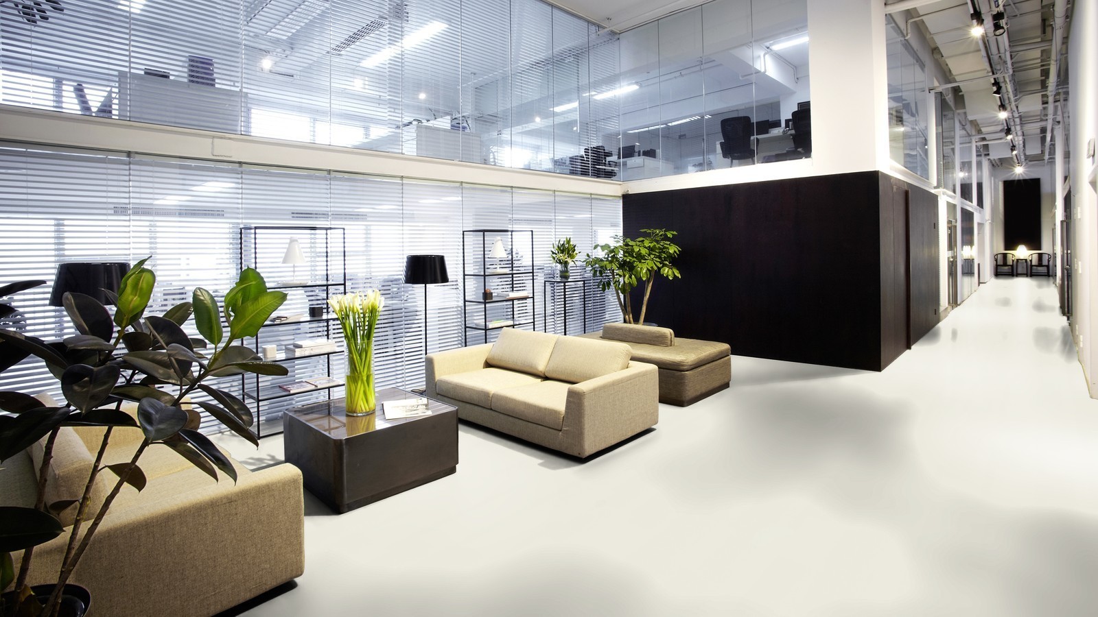 Tarkett Design flooring iD Inspiration Loose-Lay White concrete Tile