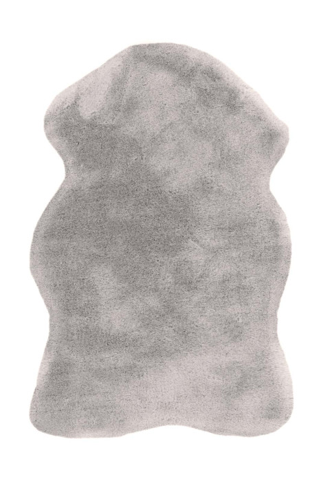 Fur rug RABBIT FUR Silver furry height 23 mm 60x90cm main product photo