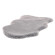 Fellteppich KANINCHEN FELL Silber fellförmig 23mm Raum2 Fellteppich KANINCHEN FELL Silber fellförmig 23mm Raum2