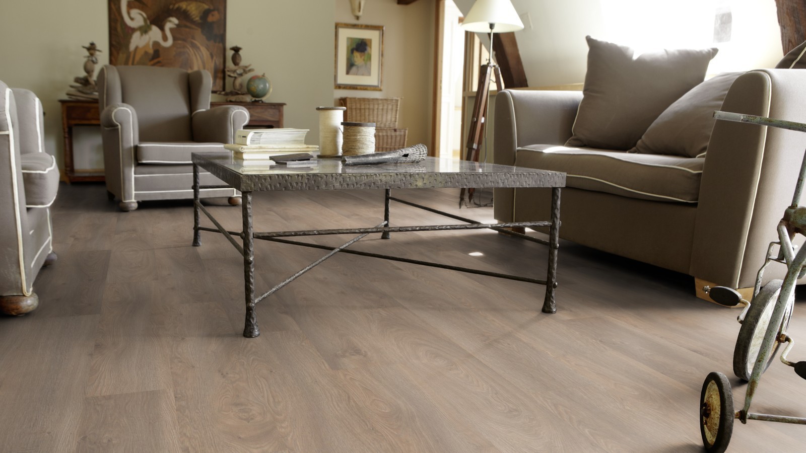 Tarkett Laminat Woodstock 832 Eiche Soft safran Landhausdiele 2V