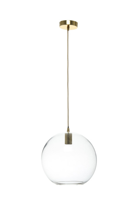 Hanging lamp Aster in Modern design in color Clear handmade from glass main product photo