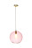 Hängelampe Aster im Moderne Design in Farbe Rosa aus Glas handgefertigt Raum1
