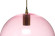 Hängelampe Aster im Moderne Design in Farbe Rosa aus Glas handgefertigt Raum3