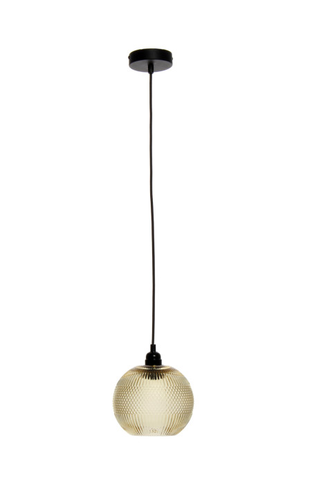 Hängelampe Dahlia in Moderne Design in Farbe Orange aus Glas handgefertigt main product photo