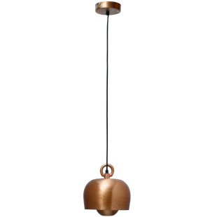 Hanging lamp Iron in industrial design in color copper handmade from iron 20.5cm