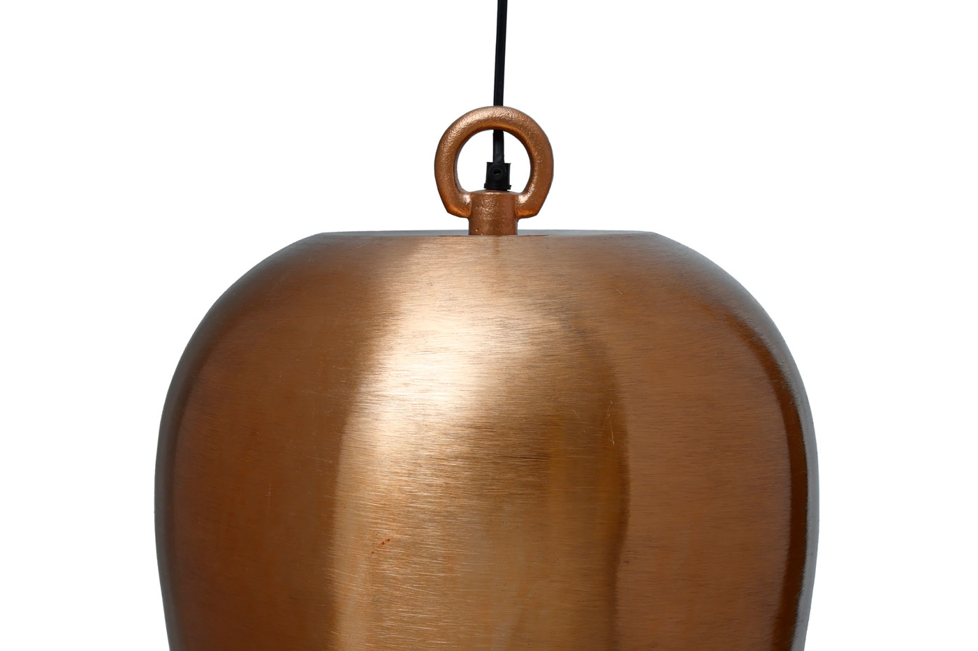 Hängelampe Iron im Industrial Design in Farbe Kupfer aus Eisen handgefertigt 28cm Raum3