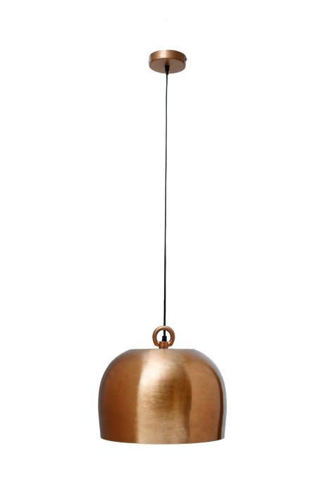 Hängelampe Iron in Industrial Design in Farbe Kupfer aus Eisen handgefertigt 37cm main product photo