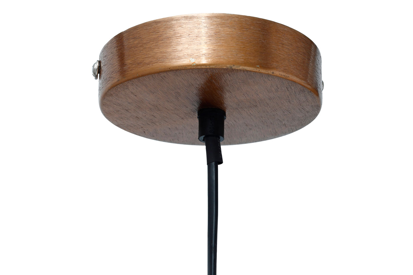 Hängelampe Iron im Industrial Design in Farbe Kupfer aus Eisen handgefertigt 37cm Raum5