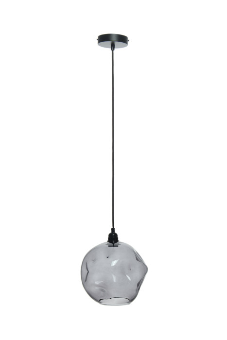 Hängelampe Jessika in Moderne Design in Farbe Grau aus Glas handgefertigt main product photo