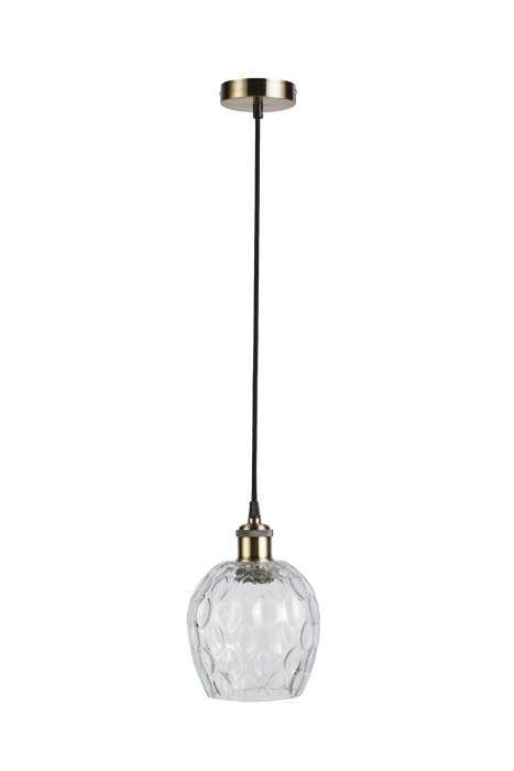 Suspension Lilac Design moderne Couleur Transparent en verre fait main main product photo