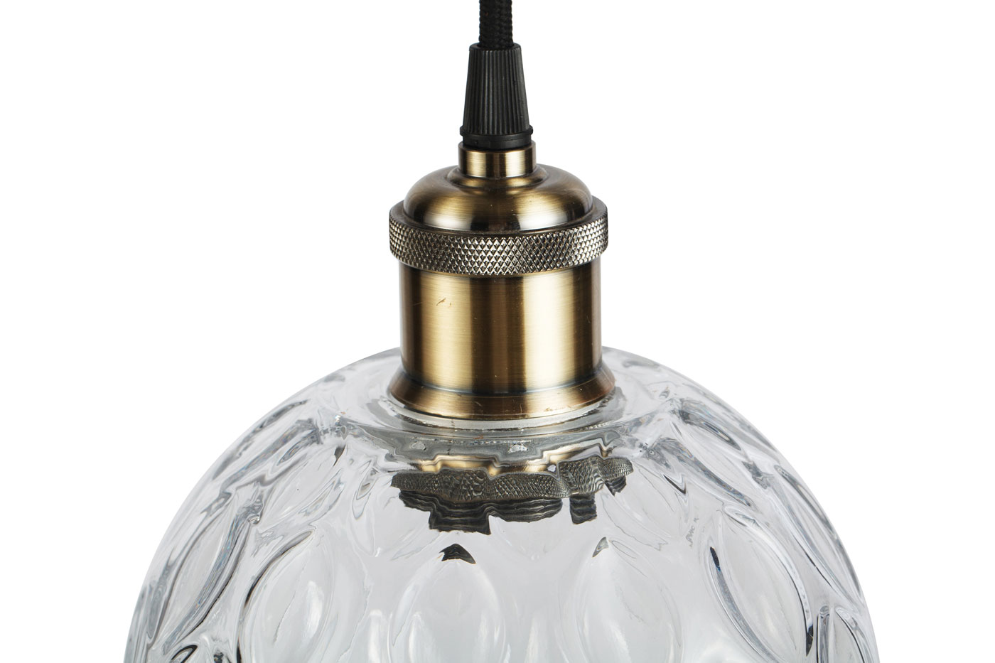 Hängelampe Lilac im Moderne Design in Farbe Transparent aus Glas handgefertigt Raum3