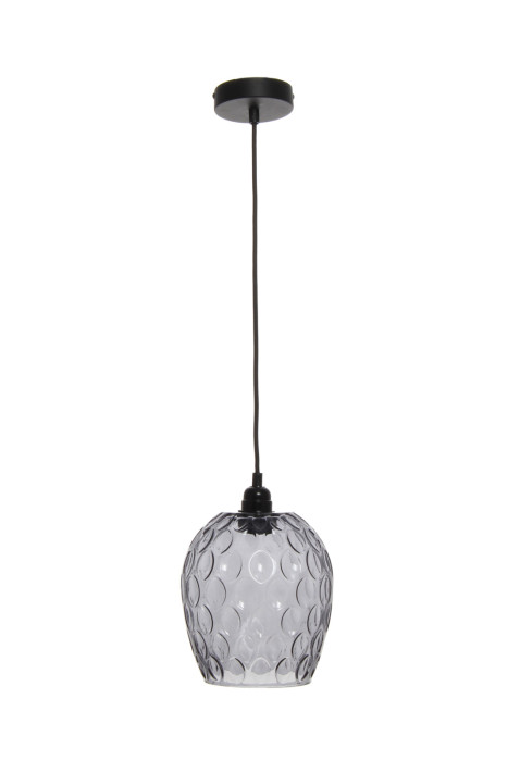 Lámpara colgante de temporada de diseño moderno en color gris hecha a mano con vidrio main product photo