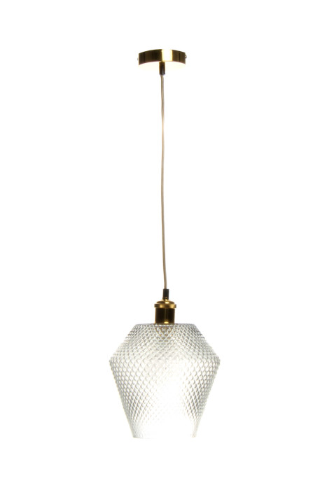 Hängelampe Summer Rain in Moderne Design in Farbe Klar aus Glas handgefertigt main product photo