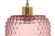 Hängelampe Waterlily im Moderne Design in Farbe Rosa aus Glas handgefertigt Raum3