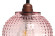 Hängelampe Waterlily im Moderne Design in Farbe Rosa aus Glas handgefertigt Raum3
