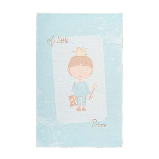 Children's carpet Blue Mint LITTLE PRINCE rectangular height 5 mm