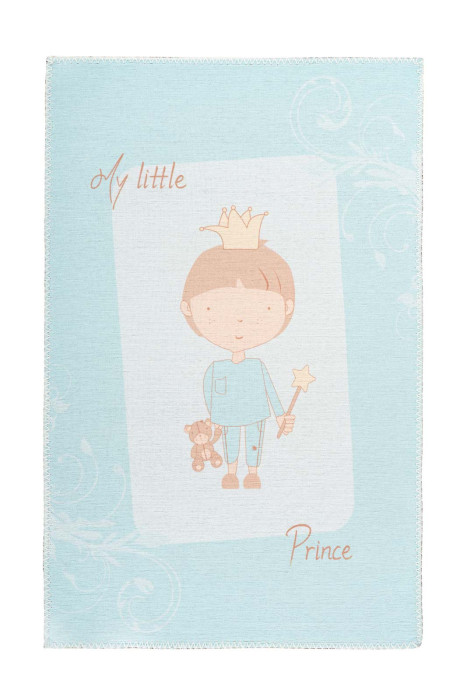 Children's carpet Blue Mint LITTLE PRINCE rectangular height 5 mm main product photo