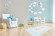 Kinderteppich Blau Mint KLEINER PRINZ rechteckig 5mm Raum4 Kinderteppich Blau Mint KLEINER PRINZ rechteckig 5mm Raum4
