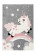 Kinderteppich Grau EINHORN auf REGENBOGEN Weiß Rosa rechteckig 16mm Raum1
